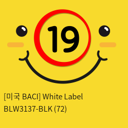 [미국 BACI] White Label BLW3137-BLK (72)