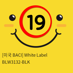 [미국 BACI] White Label BLW3132-BLK