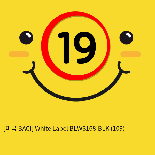 [미국 BACI] White Label BLW3168-BLK (109)