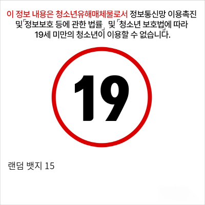 랜덤 뱃지 15